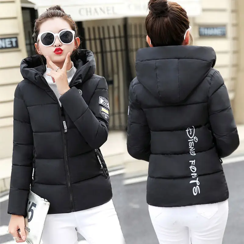 Winter Jacket Women Velvet Liner Thicken Hooded Parkas Plus Size Loose Feather Parka 2025 New Gray Zipper Pockets Thick Coat