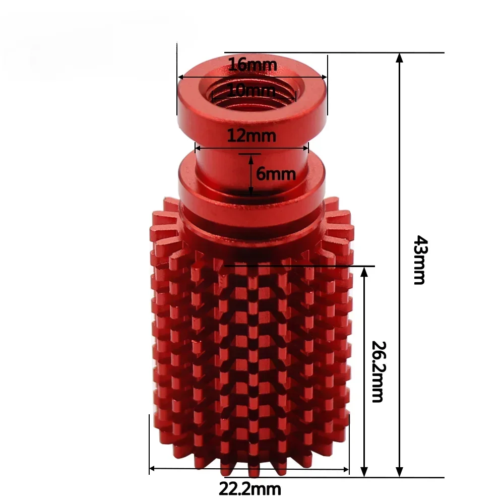 Dolyper V6 Dissipatore di Calore Aggiornato Remoto 1.75mm 3.0mm Filamento Bowden Estrusore Radiatore Per J-testa Hotend Dissipatore di Calore Parti