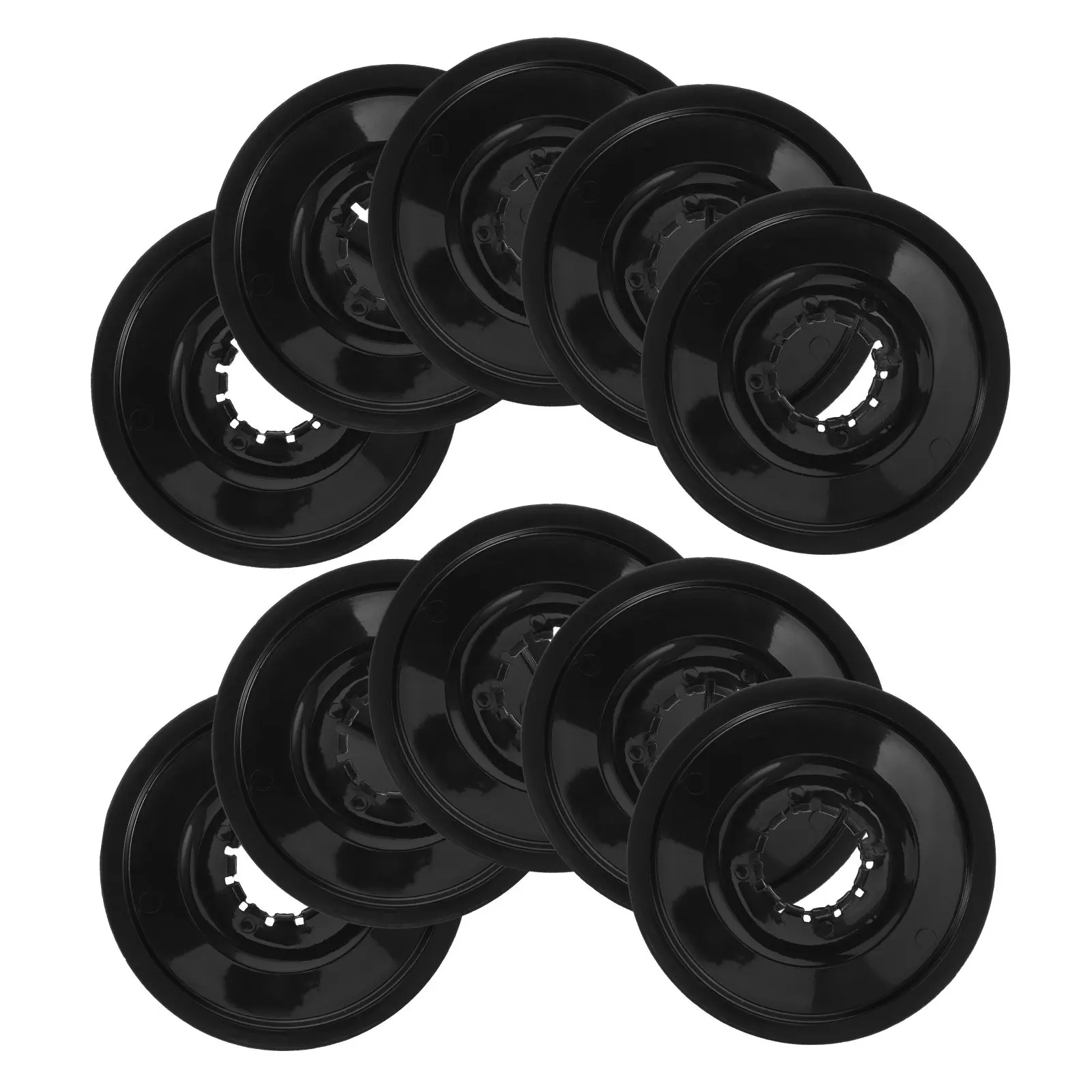 

10Pcs Bicycle Flywheel Spoke Protector Black Plastic Durable Cover Replacement for Mountain Road Mountain Touring Folding Bike