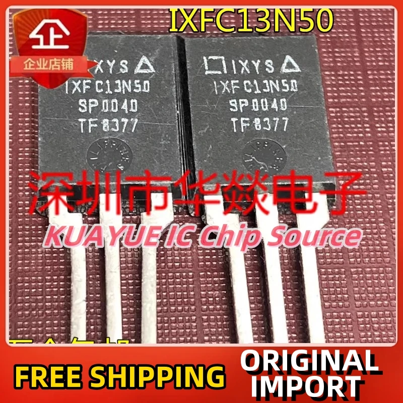 

10PCS-30PCS IXFC13N50 ISOPLUS220 500V 12A Fast Shipping Quality Guarantee