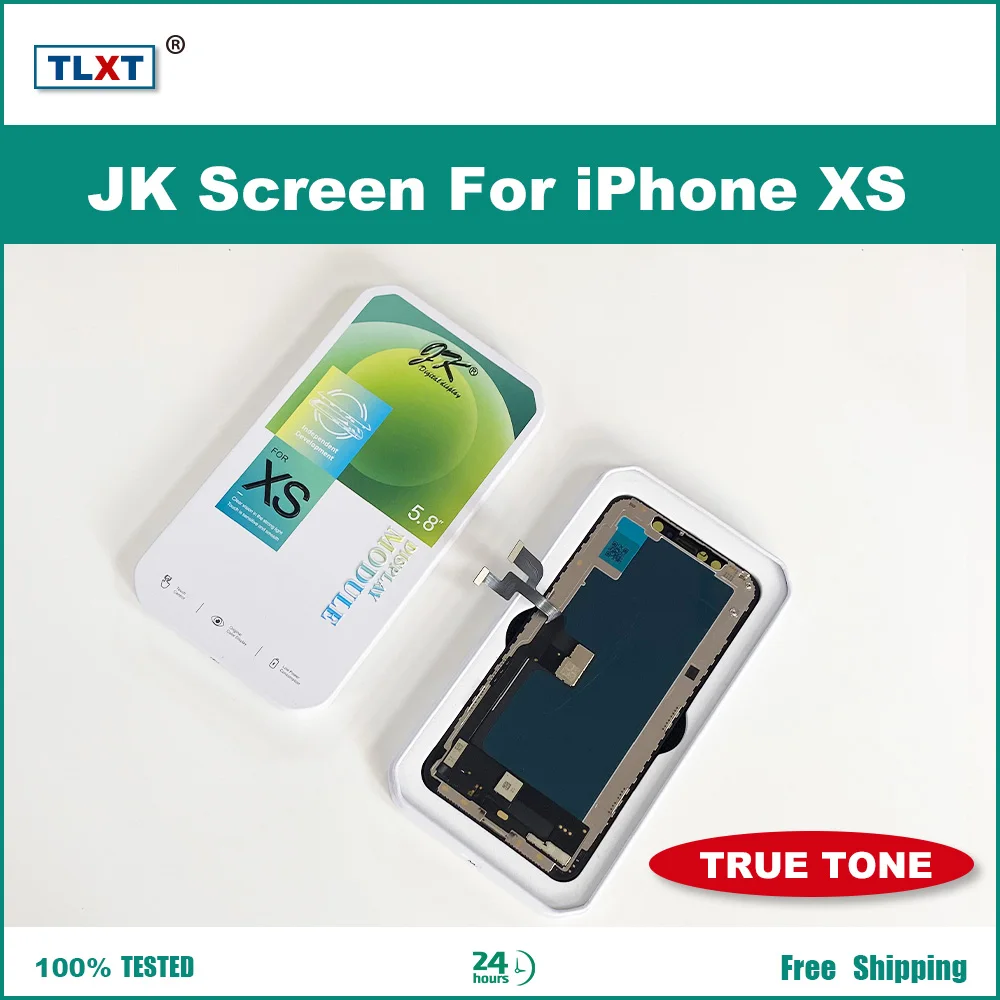 JK LCD Display Touch Screen Digitizer Assembly No Dead Pixel Replacement Parts Incell Screen For iPhone X XR Xs Max 11 12 12Pro