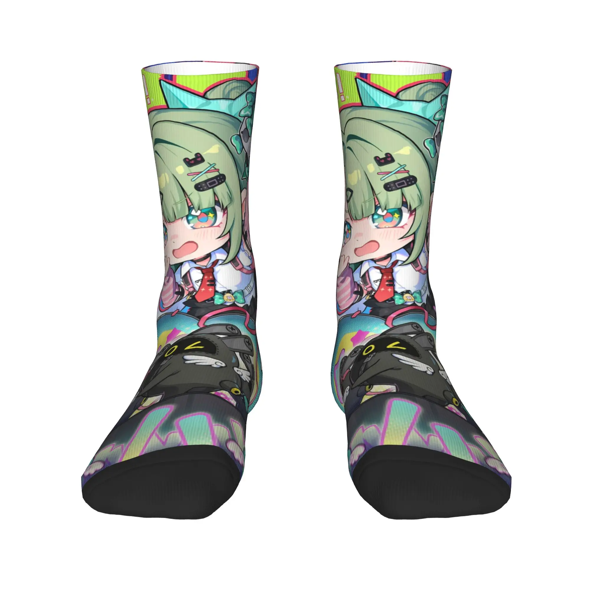 Game Zenless Zone Zero Stockings  Custom Korean Socks Autumn Anti Skid Socks Adults Men Outdoor Sports Soft Breathable Socks