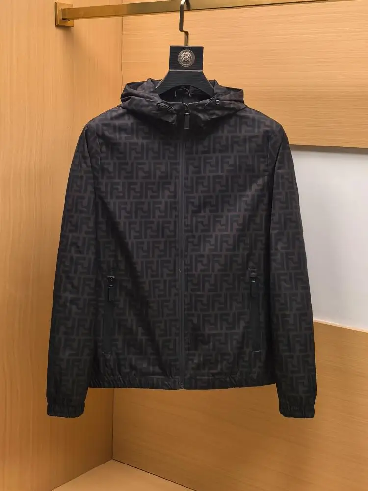 

High-End Printed Hooded Jaet Men's Spring Autumn 2025 New Lightweight Luxury Trendy Brand Windbreaker Slim Fit Jaet