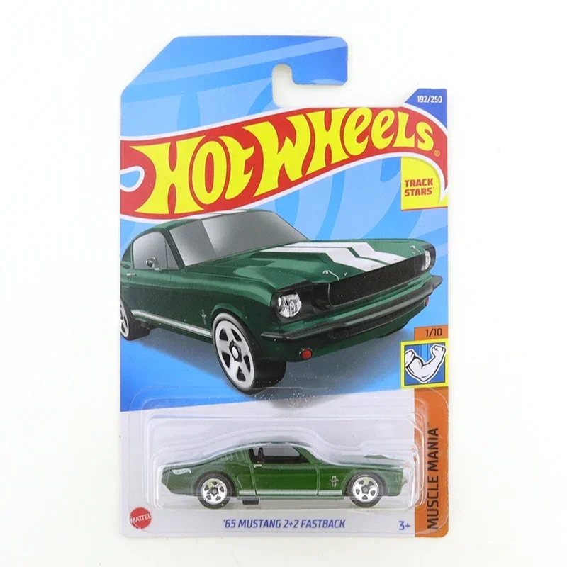 

2022 горячие колеса '65 MUSTANG 2 + 2 FASTBACK #192/250 Muscle Mania 1/10 Мини Сплав купе 1/64 Металл литье под давлением модель автомобиля детские игрушки подарок