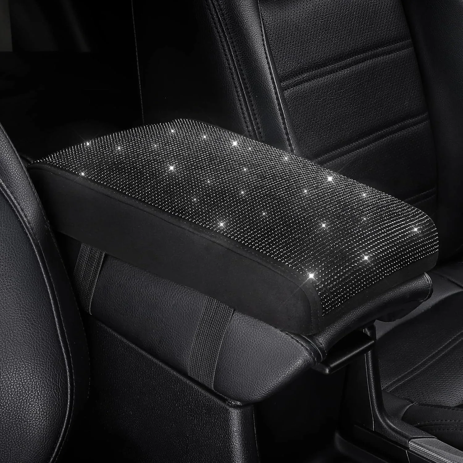 

Universal Car Armrest Box Pad Bling Car Armrest Covers Interior Accessories Center Armrest Box Raising Pad
