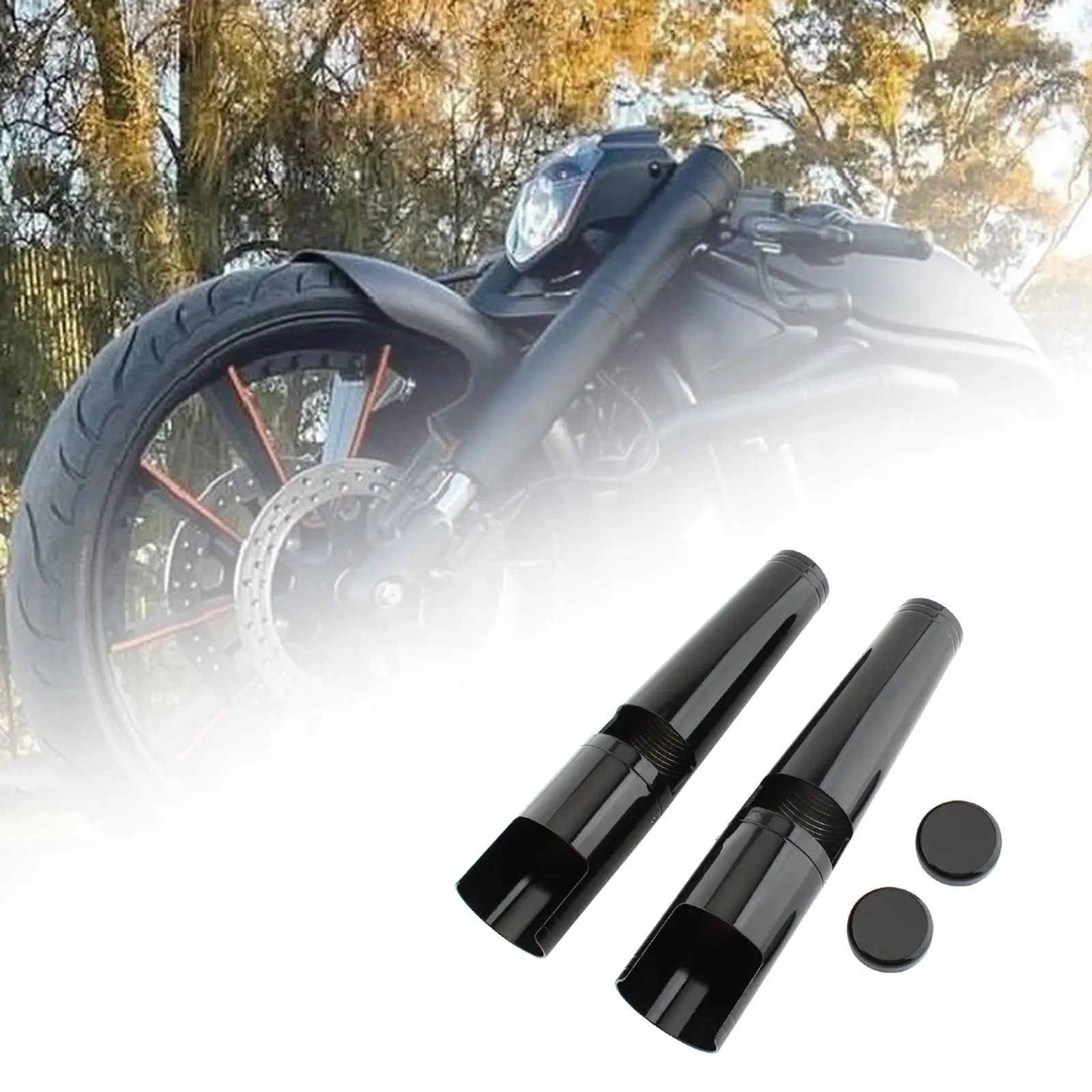 

Motorcycle Fork Guards Protector Professional Portable Replaced Part Aluminum