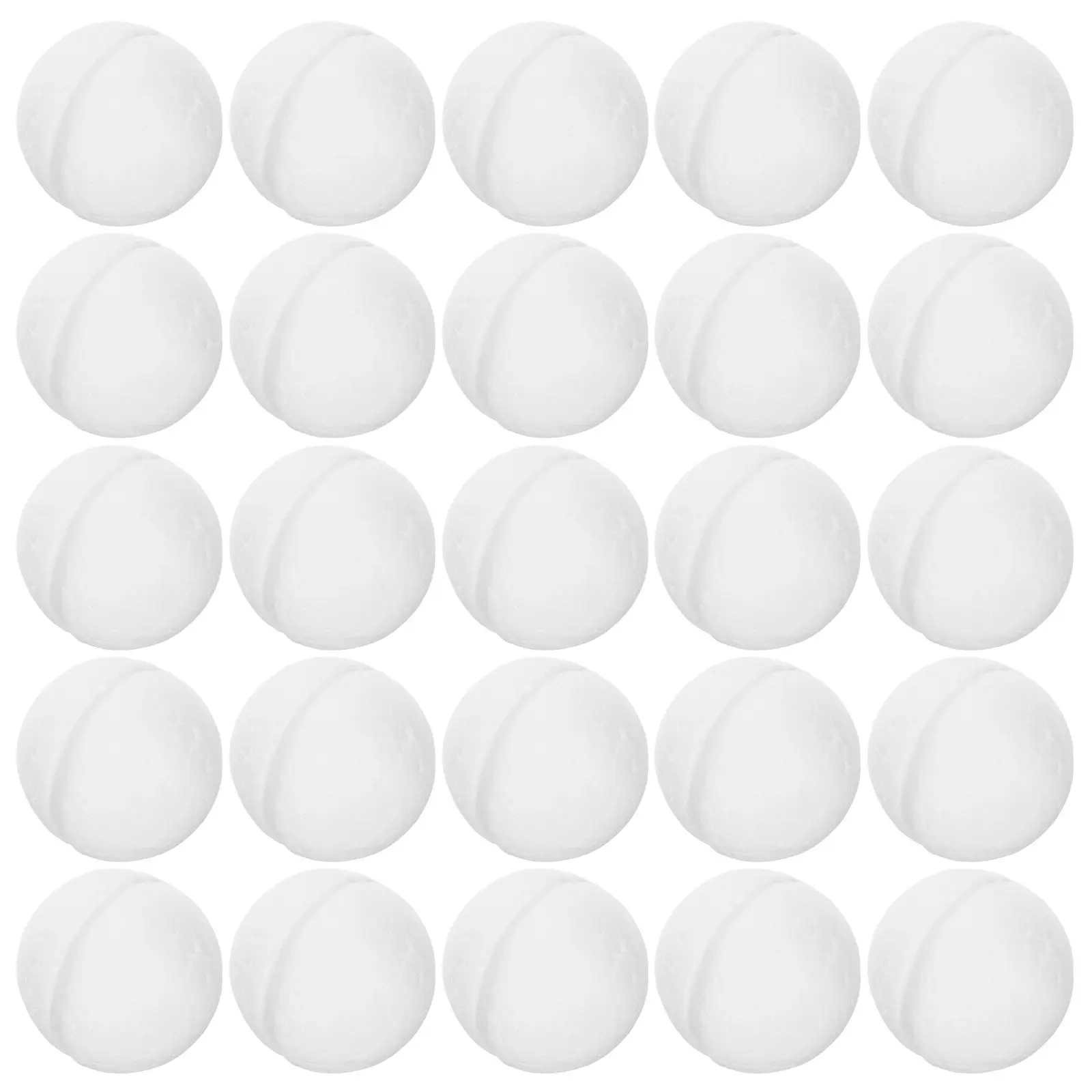 200Pcs 3Cm White Half Round Foam Balls Eco Friendly Craft Material for Children Preschool Church DIY Ornament Making Winter view 6
