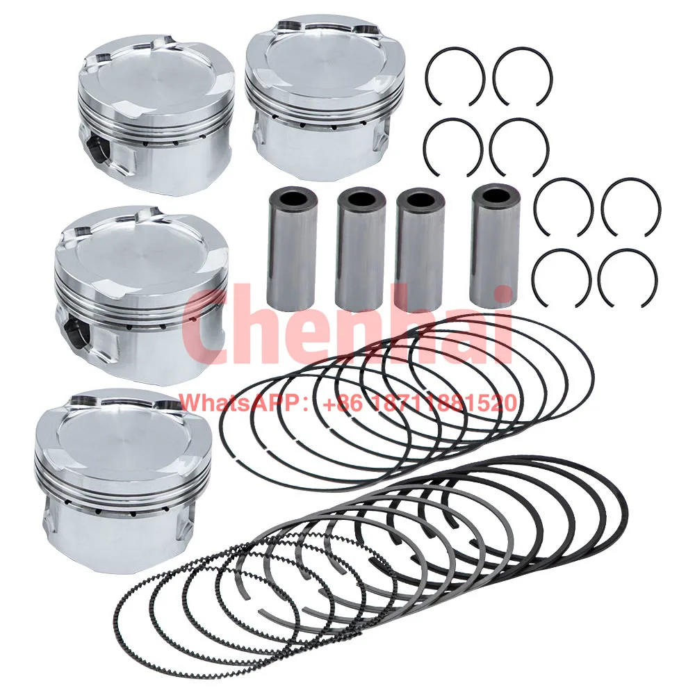 

4x Pistons & Rings Kits For Series F20 F22 F23 F33 Compression ratio 10.2:1