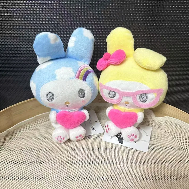 مرحبا كيتي بلدي ميلودي 50th الذكرى سلسلة Kawaii أفخم دمية لطيف تحصيل حقيبة قلادة لعبة الهدايا