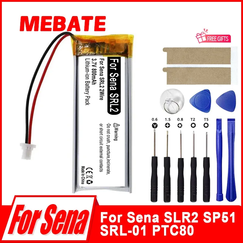 

Brand-New 800mAh Battery for Sena SRL2 SP51 SHOEI GT-Air II,2019 SHOEI Neotec II Headset
