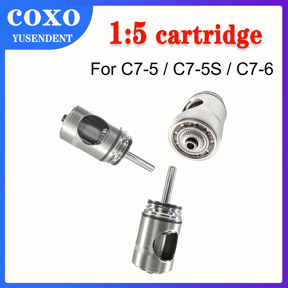 

COXO 1:5 картридж для наконечников, картридж для стоматологической турбины, воздушный ротор для CX235 C7-5 C7-6, низкоскоростные наконечники, стоматологические аксессуары