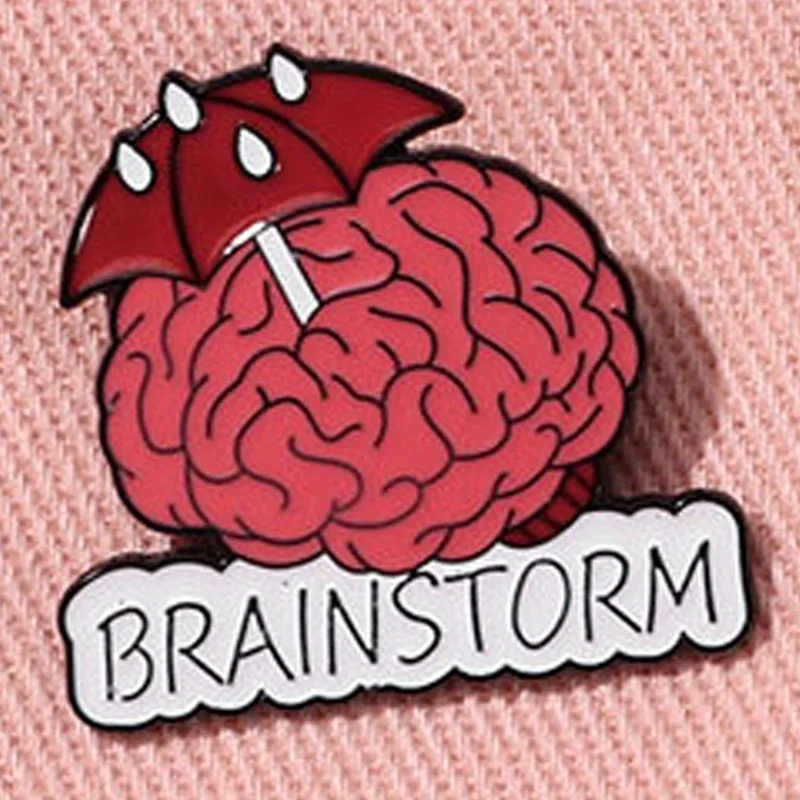 Interesting Brain Umbrella Letter 