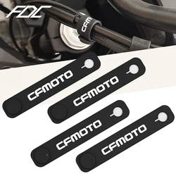 Para CFMOTO todas las series CLX700 450MT 650MT 250SR 800MT 400NK 800NK 250/400/650 NK GT SR cables de motocicleta vendaje de goma de fijación