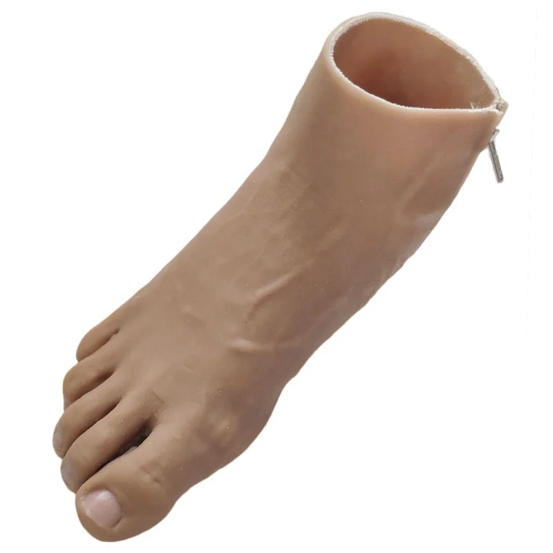 Medical grade rubber foot prosthetic silicone foot