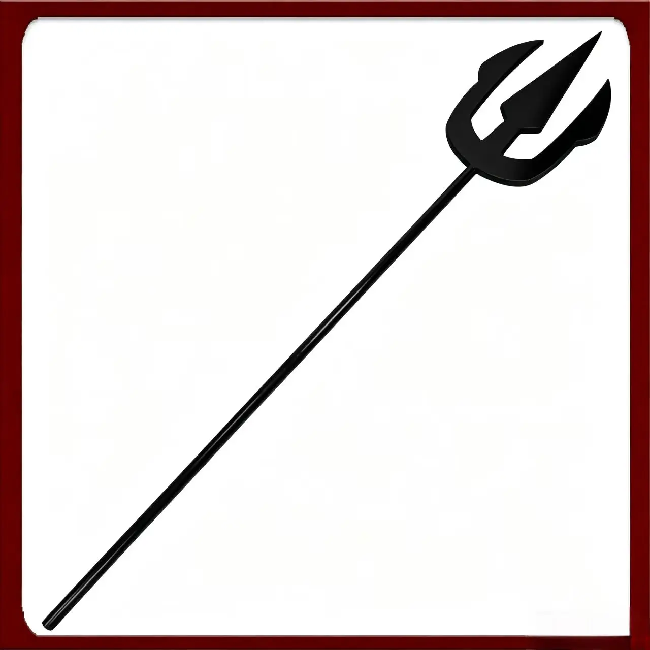 Game Devil Fork ABS Halloween Pitch Fork Prop for Cosplay Party Stage Performance Demon Decoration Halloween Prop Demon Supplies