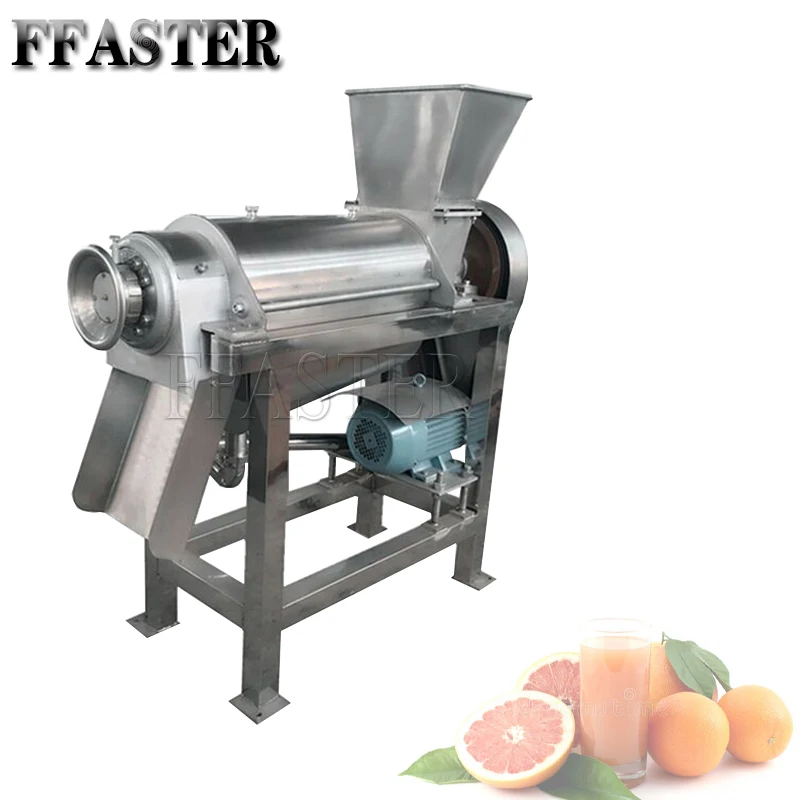 

Spiral Fruit Orange Apple Pear Juicer Extractor Squeezer Machine Vegetable Tomato Beverage Juice Making Machine