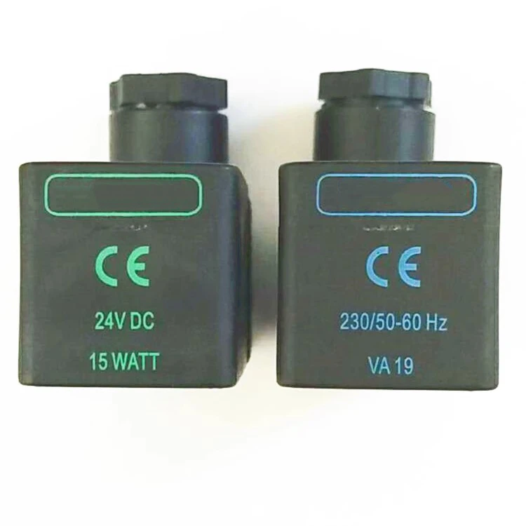 

Electromagnetic pulse valve coil 220VAC 19VA 24VDC 15W