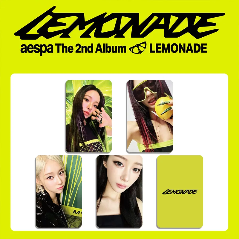 AESPA LEMONADE Celebrity Album Card Flash Card Special Edition
