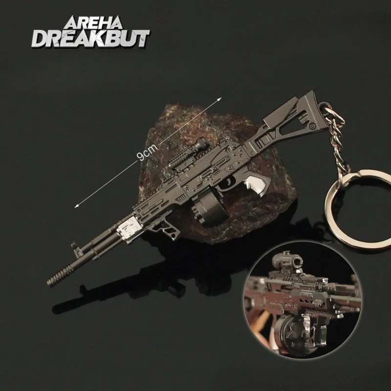 9 センチメートルアリーナブレイクアウトゲーム周辺機器刺繍スプリングナイフミニ Weapo モデル金属キーホルダー装飾品ペンダントギフトおもちゃ子供