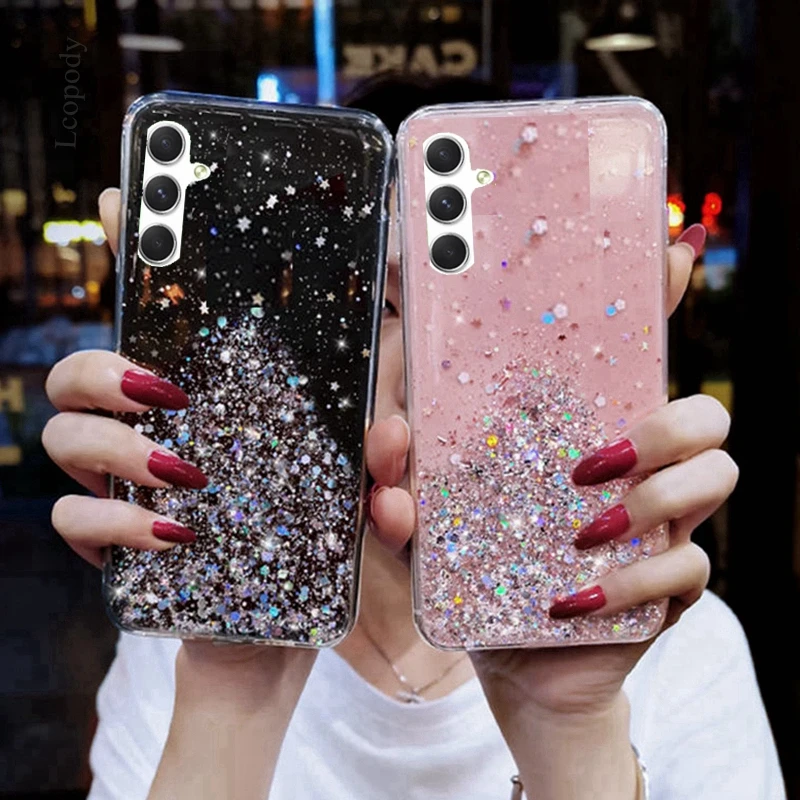 

Glitter Phone Case for samsung galaxy A35 Silicone Soft Case Full Cover for Samsung A356E A356E/DS A356B A356B/DS A356U A356U1