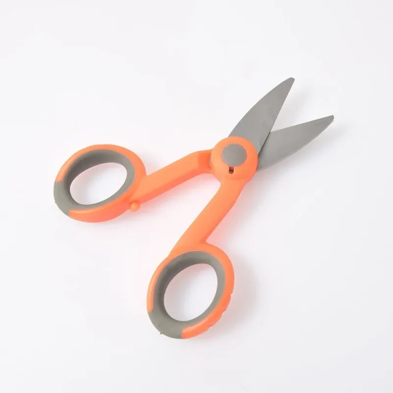 Thickened Stainless Steel Electrician Wire Cutter - Serrated Fiber & Fishing Wire Cutting Hardware Tool