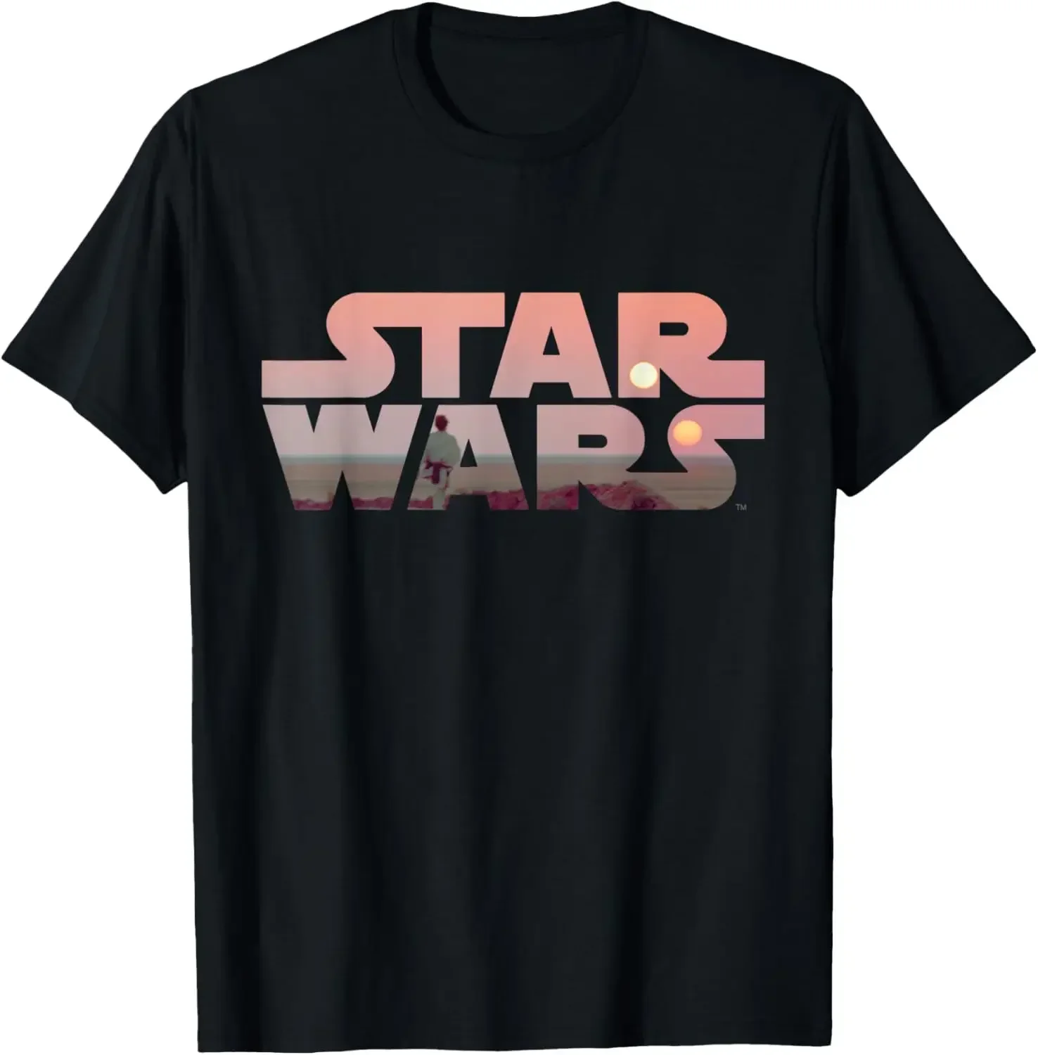 MINISO Star  Logo Luke Skywalker Tatooine T-Shirt T-Shirt