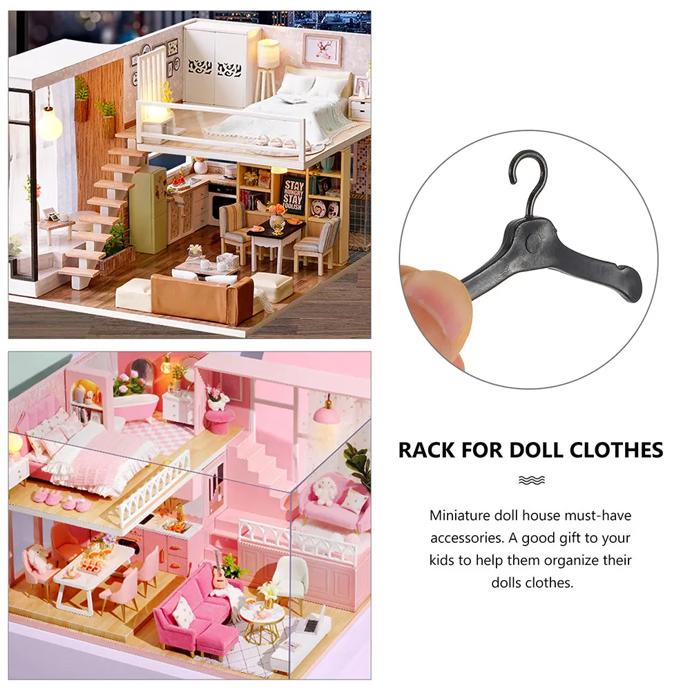 

60Pcs Compact Hangers Set Metal Outfit Racks for Neat Clothing Display Ideal for Childrens Room Organization and Space Saving
