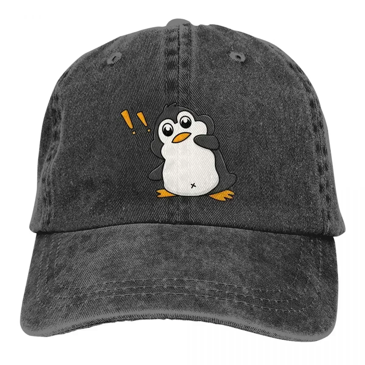 New Surprised Penguin Baseball Caps Peaked Cap Valorant Agents Game Sun Shade Cow Hats for Men Trucker Dad Hat