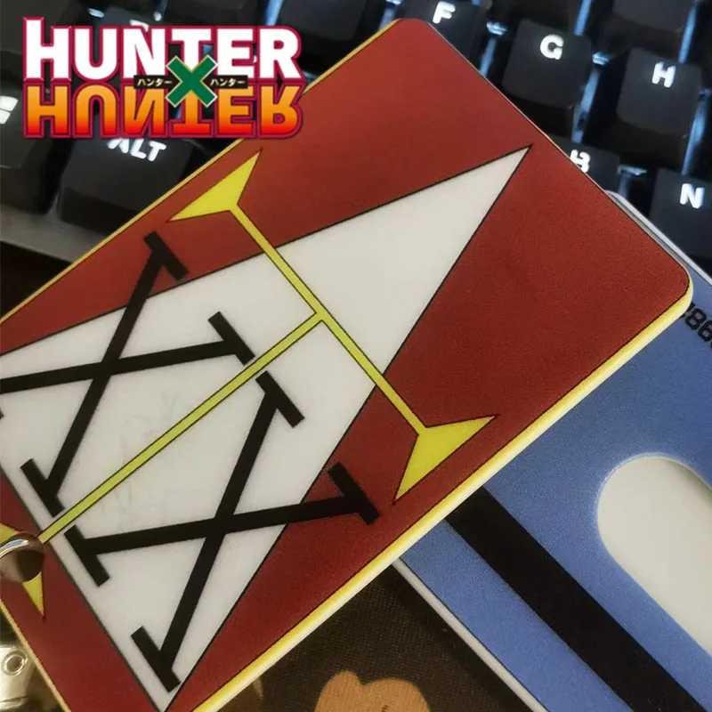 Anime HUNTER × HUNTER License Card Keychain Killua Zoldyck HUNTER LICENSE Card Set Bus Access Card Set