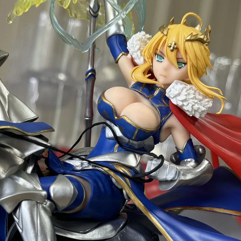 

Фигурка Fate Lancer Saber Altria Pendragon White Rider, аниме-модель, коллекционная игрушка, украшение для компьютерного корпуса, подарок