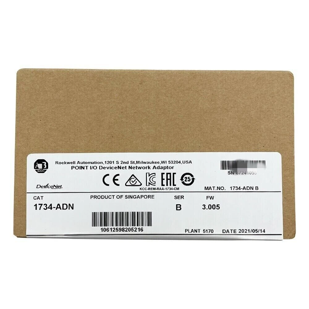 

New Factory Sealed 1734-ADN SER B POINT I/O DeviceNet Network Adaptor 1734ADN