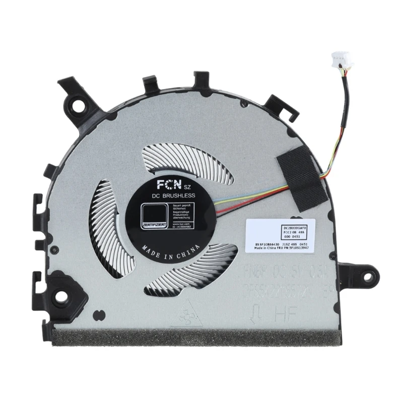 Metal Replacement Cooling Fan For Notebook 3-14ITL6 V14 S14  V15 G3 CPU Cooling Radiator Metal Fan Quiet Operate