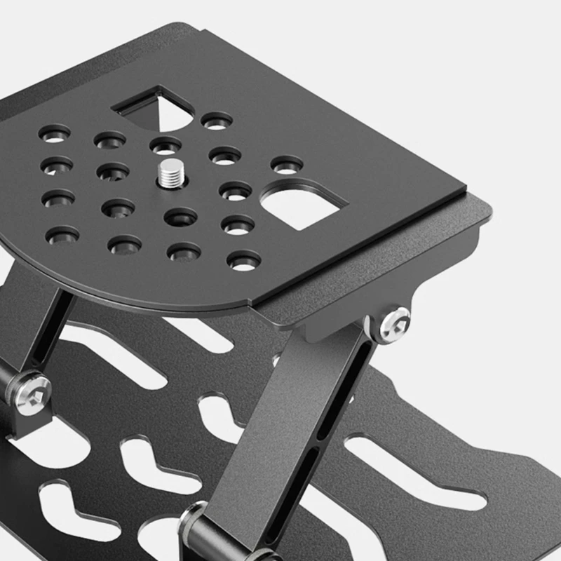 Foldable Double Rod Projector Stand Adjustable Height Portable Metal Design For Home Office Outdoor Use HX5E