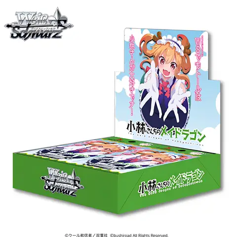 Weiss Schwarz Trading Card Booster Box Miss Kobayashis Dragon Maid Japanese Version Anime Collectible Cards For Collectors