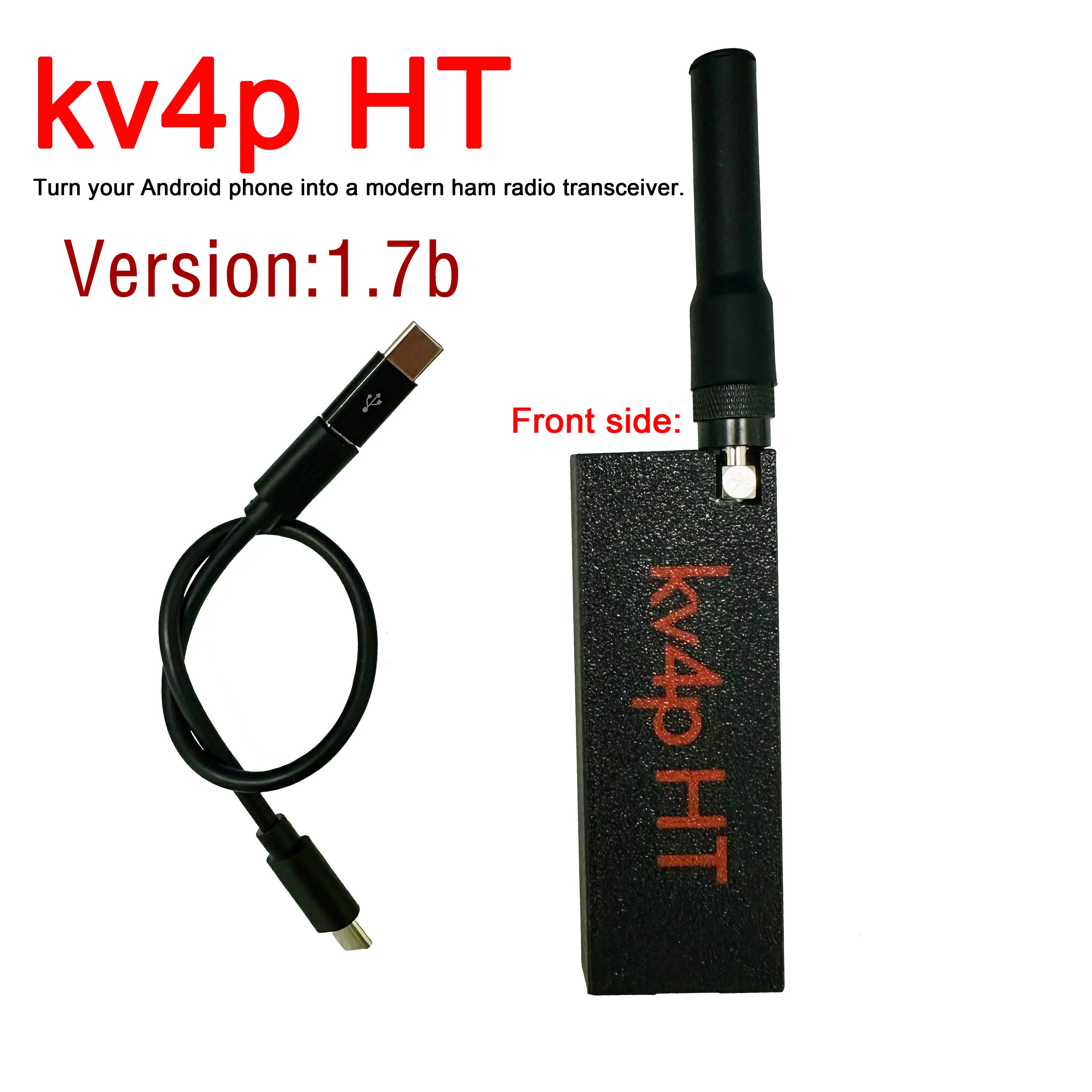KV4P HT Turn Your Android Phone into a Modern Ham Radio Transceiver Kits and Assembled One All Available in 1.7 and 2.0 Version