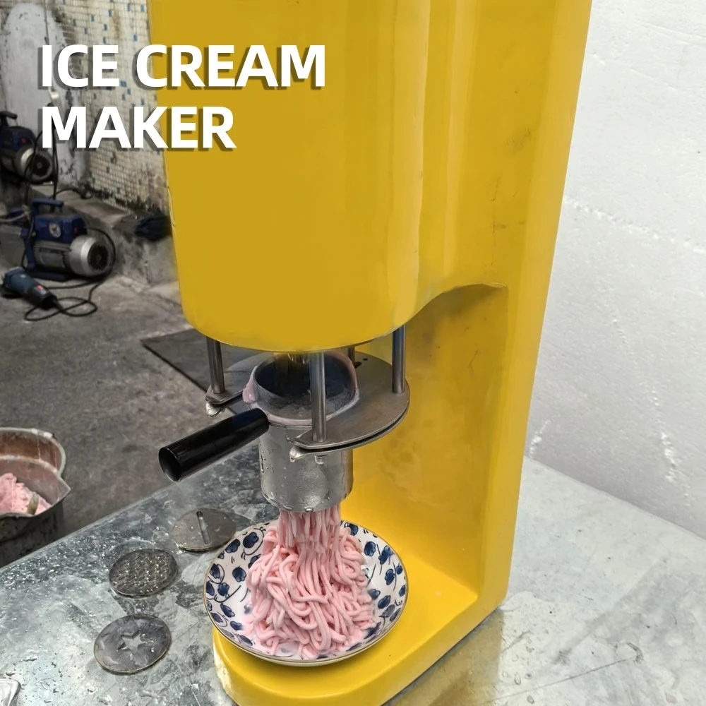 Hard Ice Cream Squeezer Commercial Ice Cream Machine Forming Tool Sorveteira Maquina