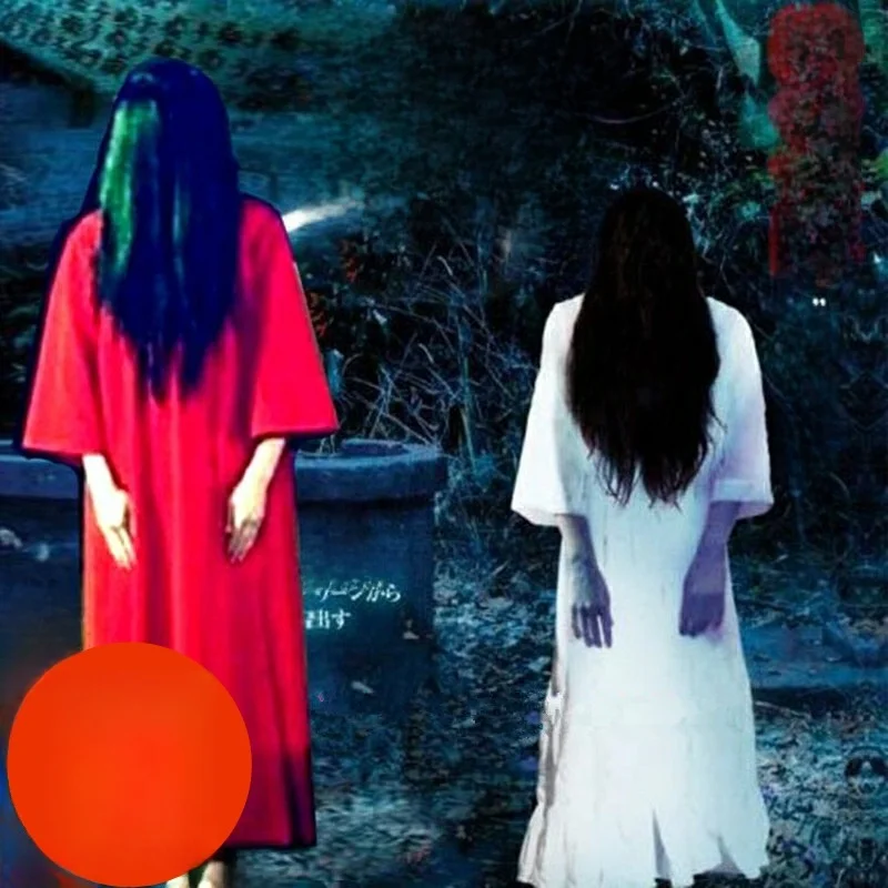 Disfraz de Fantasma de Halloween para Adulto, para Actuaciones de Terror, Disfraz de Fantasma de Novia, Disfraz de Espíritu, ...