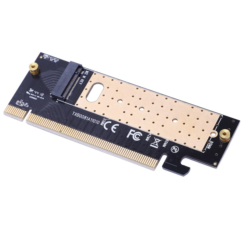 

5X M.2 Nvme Ssd Adapter M2 To Pcie 3.0 X16 Controller Card M Key Interface Support Pci Express 3.0 X4 2230-2280 Size