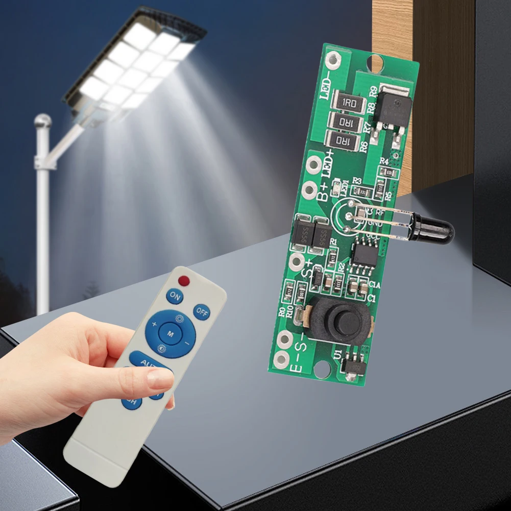 3.2V 3.7V Solar Street Light Control Panel Circuit Board Remote Control Solar Light Circuit Board Solar Lamp Board