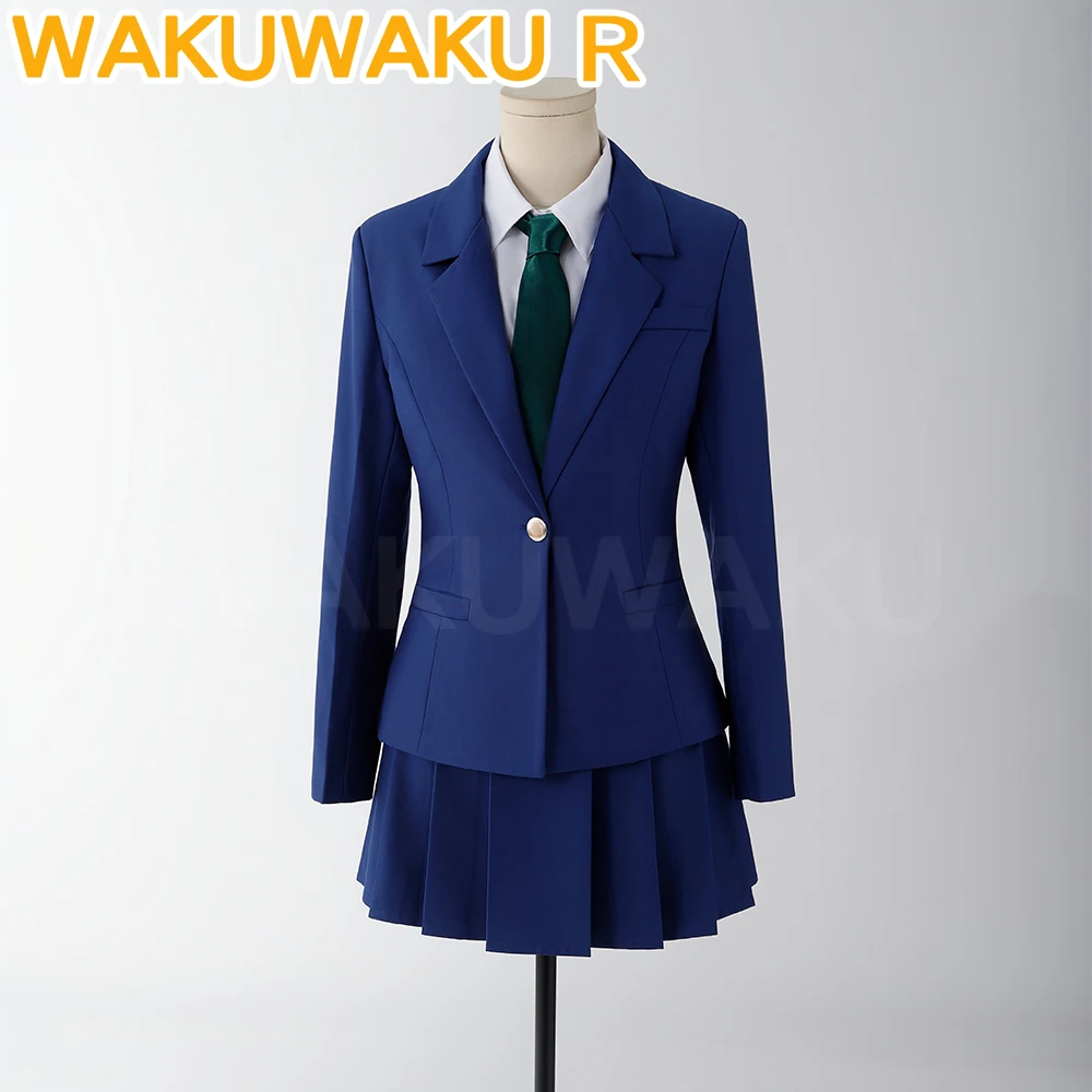 

Mori Ran Косплей Костюм Аниме Косплей WakuWaku-R Женская Милая Школьная Форма Костюм Mori Ran Косплей Рождество