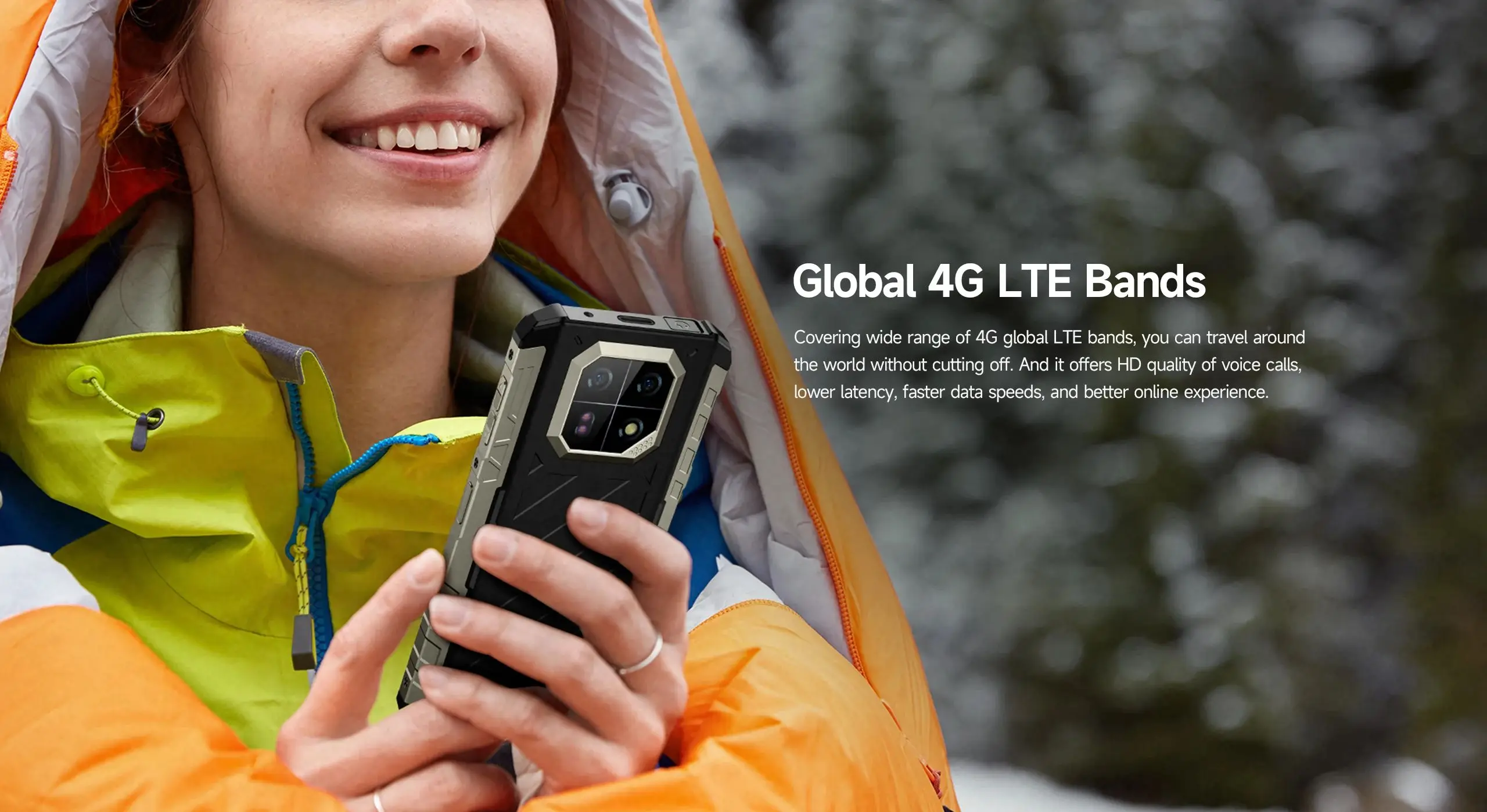 Ulefone Armor 22 pro Rugged Smartphone 6.58'' Android 16 Helio G200 8GB+128GB/256GB 64MP 6600mAh 33W 4G NFC Rugged Phone