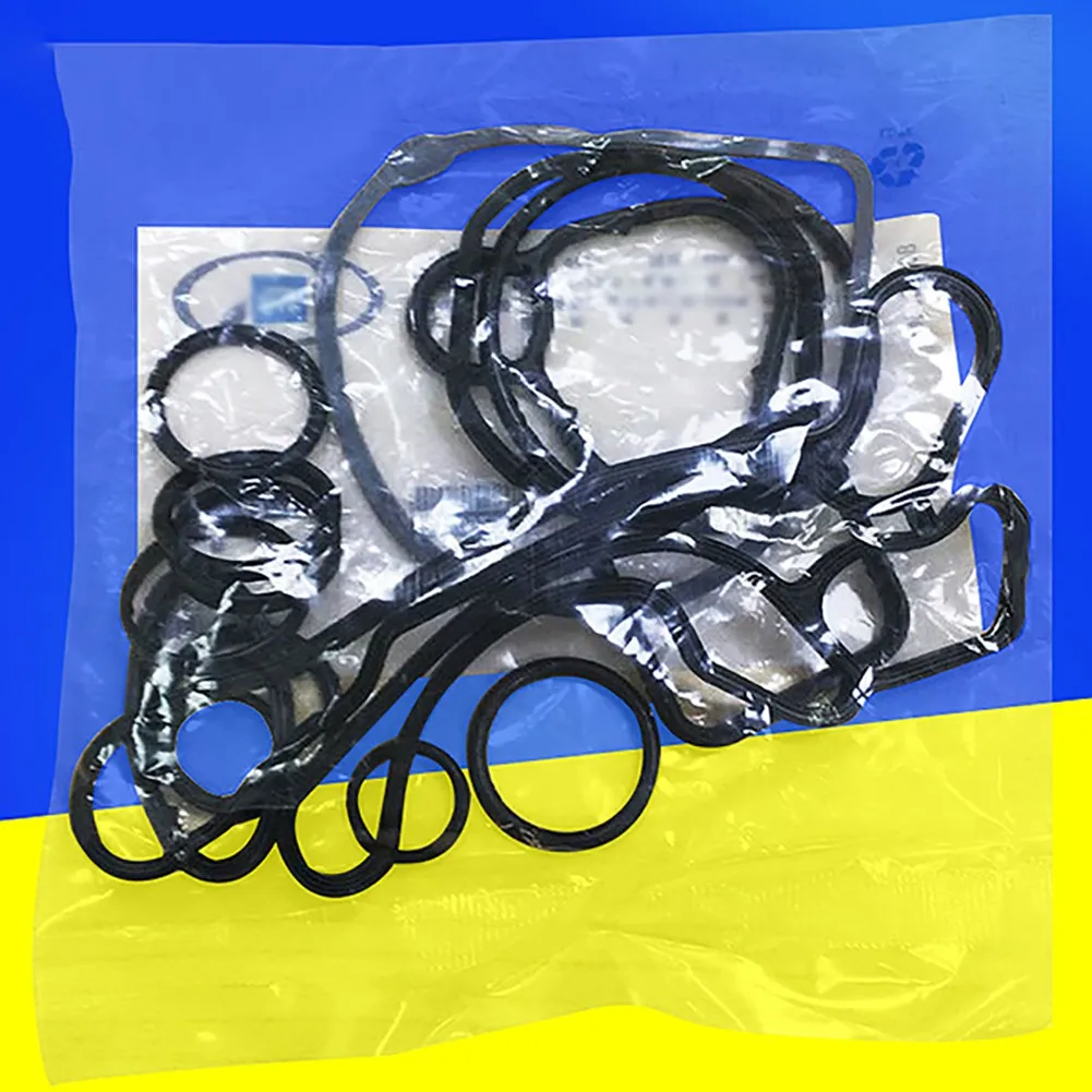 

15Pcs Engine Oil Cooler Repair Kit Gasket Seal Full Suit Heat Exchanger Gaskets 55354071 55571687 For Chevrolet Aveo Cruze