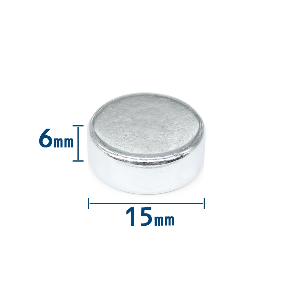 5/10/20PCS 15x6mm Circular Super Strong Neodymium Magnets Powerful N35 Fridge Magnet 15*6mm Fishing Magnet Magnetic Sheet