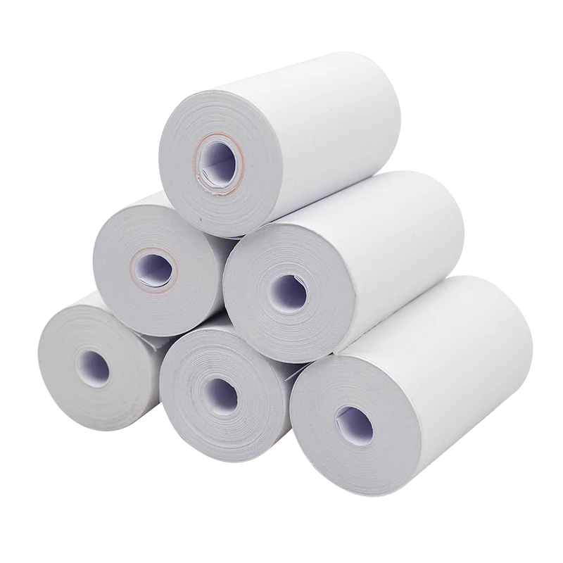 2 Rolls White Children Camera Wood Pulp Thermal Paper Instant Print Kids Camera Printing Paper Replacement Accessories Parts