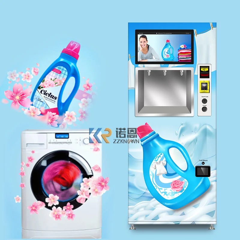 Liquid Detergent Vending Machine Laundry Handwashing Fluid Custom Self Vending Machines Vendor Liquid Dispensers