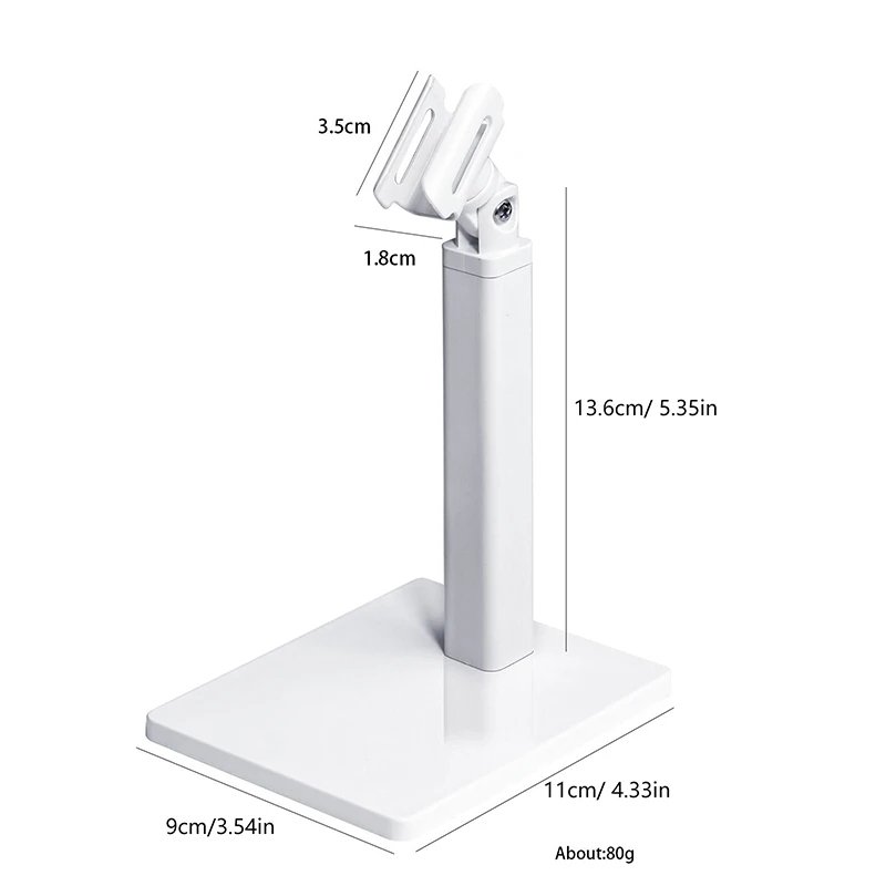 Roze Wit Nail Art Licht Lamphouder Draagbare Nail Droger Machine Fototherapie Lamp Beugel Draaibare Uv Licht Lamp Houder