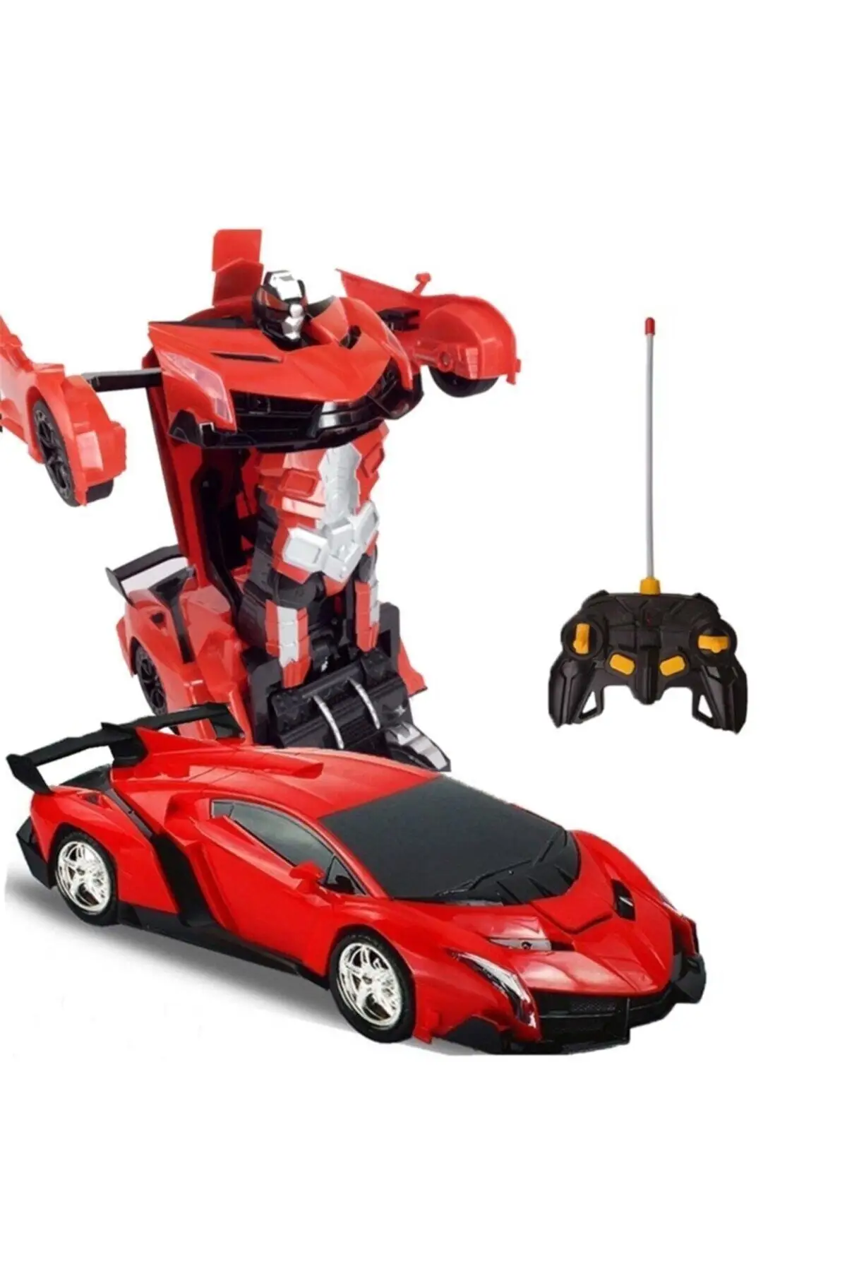 Remote Control Car Transforming into Robot Stylish Useful Tutorial Educational Multifunctional 2022 Trend Model