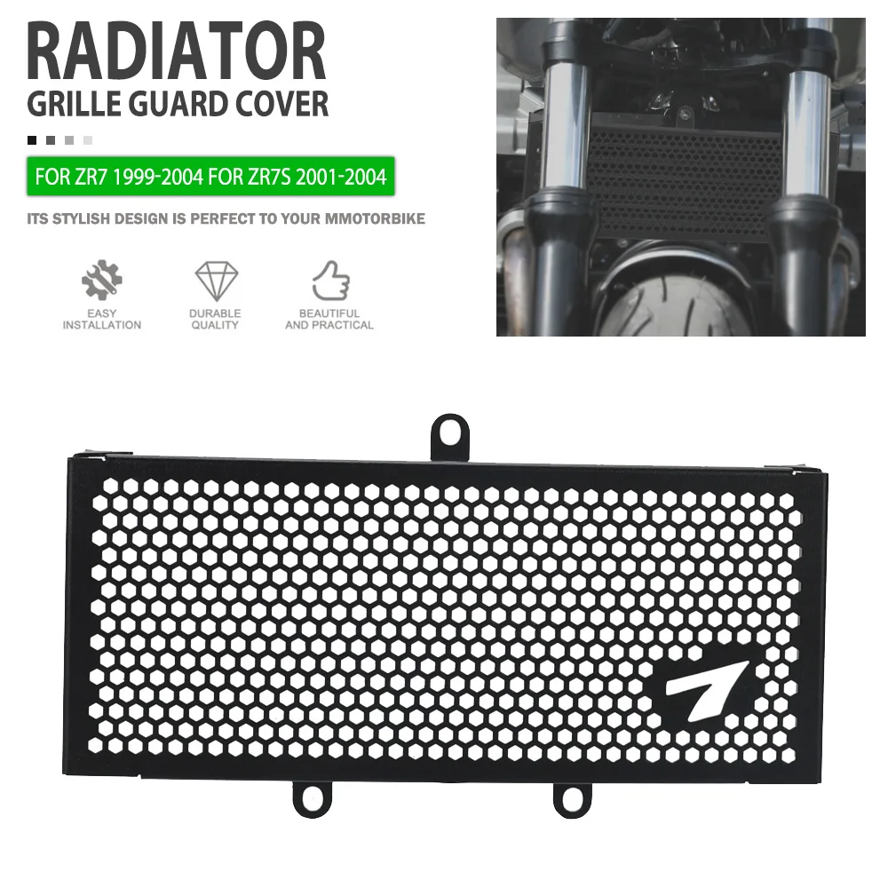 

Radiator Guard For Kawasaki ZR7/ZR-7 1999 2000 2001-2004 For ZR7S/ZR-7S 2001 2002-2004 Motorcycle Radiator Grille Cover Protect