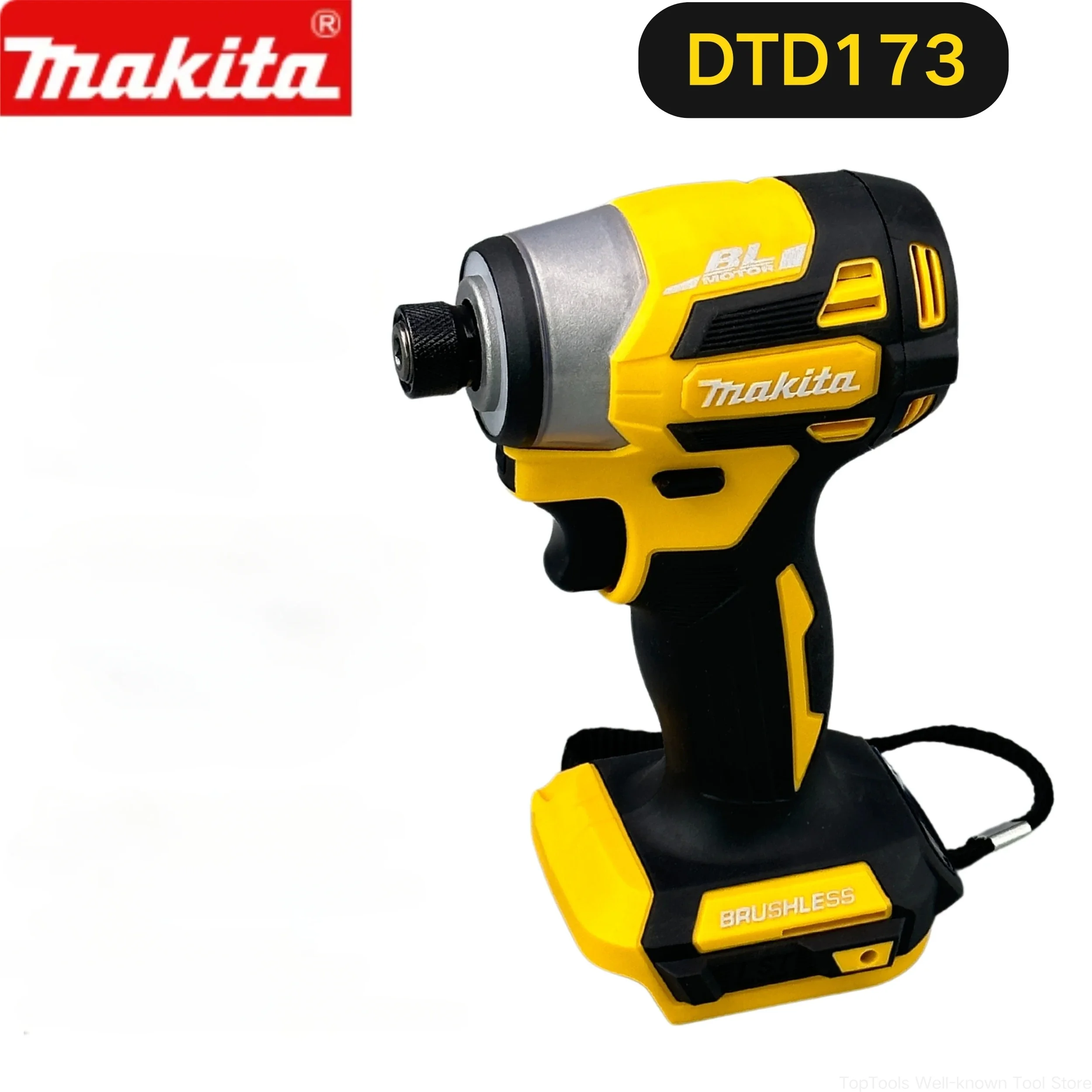 Makita DTD173 Yellow 18v Lithium Japan Imported Domestic Version Brushless Impact Driver Power Tool Multi-function Tool