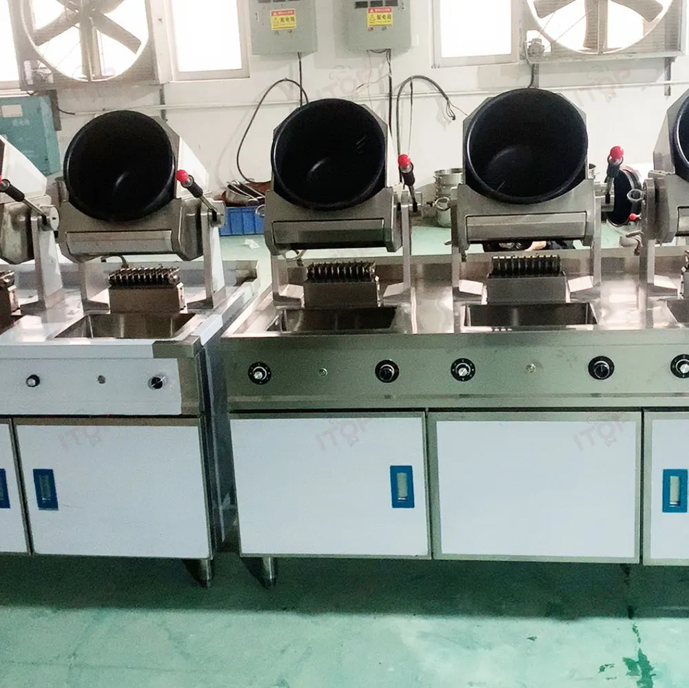 STLF JW Kitchen Cooking Robot Restaurant Auto Cooking Mixer Machine Automatic Wok Cooking Machine for Food